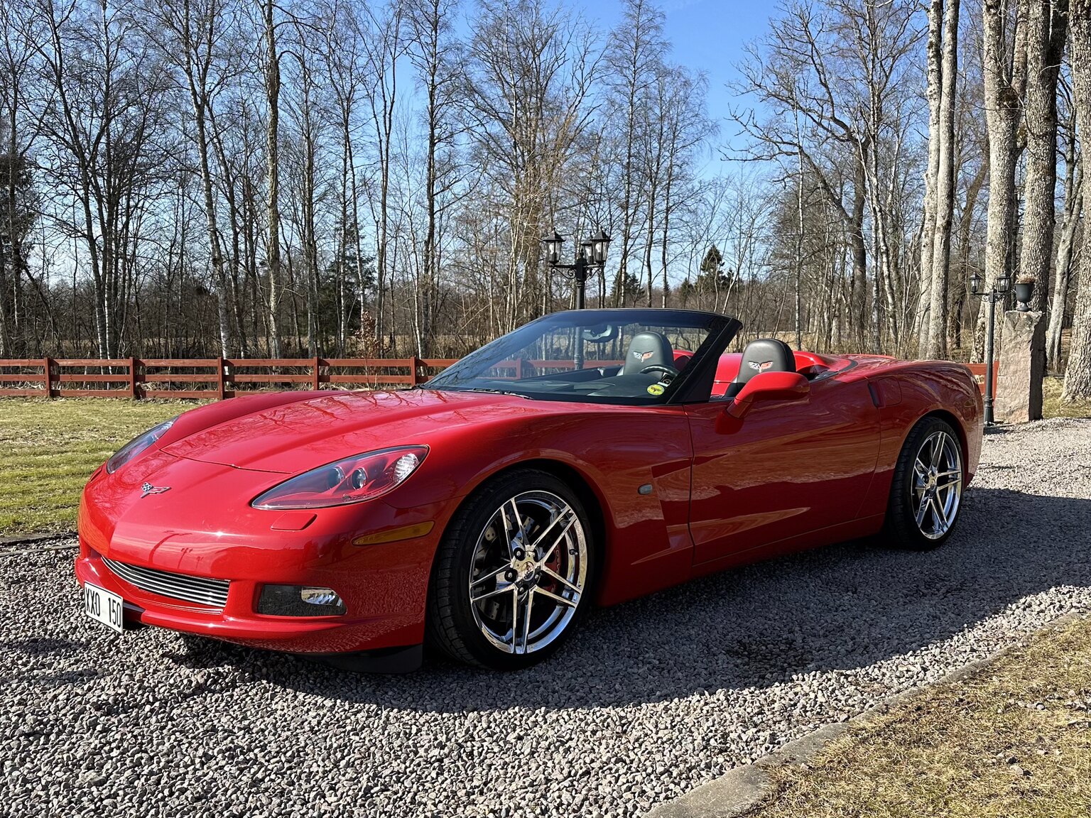 Exteriörbild på 2005 Corvette C6 Z51 Cabriolet