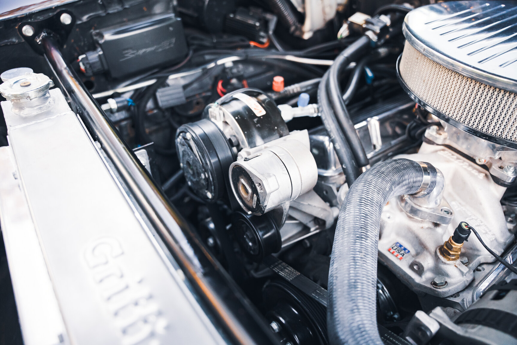 Image of 1957 Chevrolet Bel Air Sport Coupé (26) mechanics