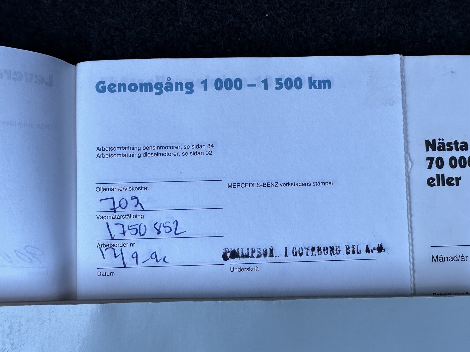 Dokumentation, 1990 Mercedes-Benz 300 CE 24V (7)