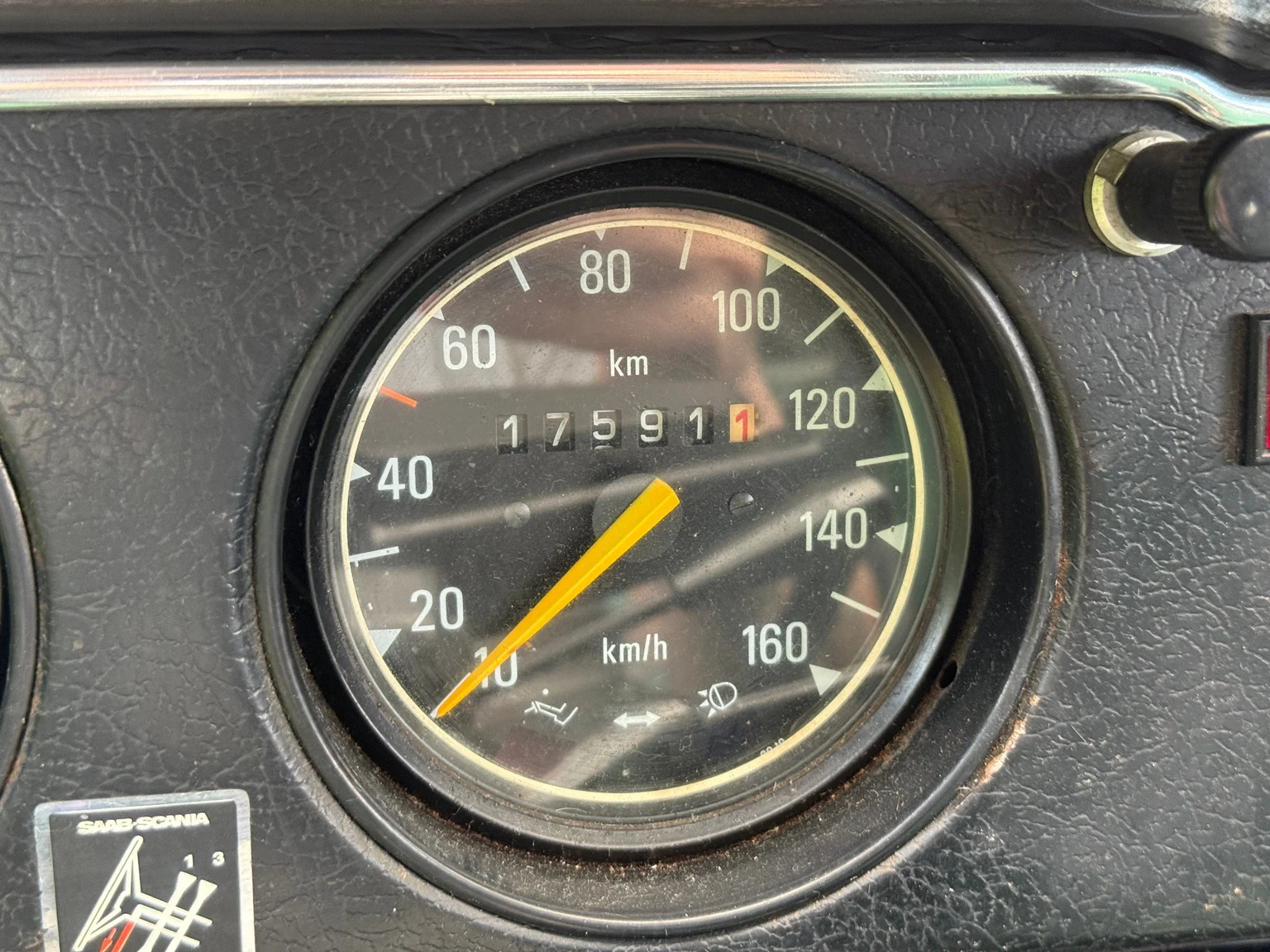 Innenraumfoto von 1975 Saab 95 V4 kombi - 7-sits (12)