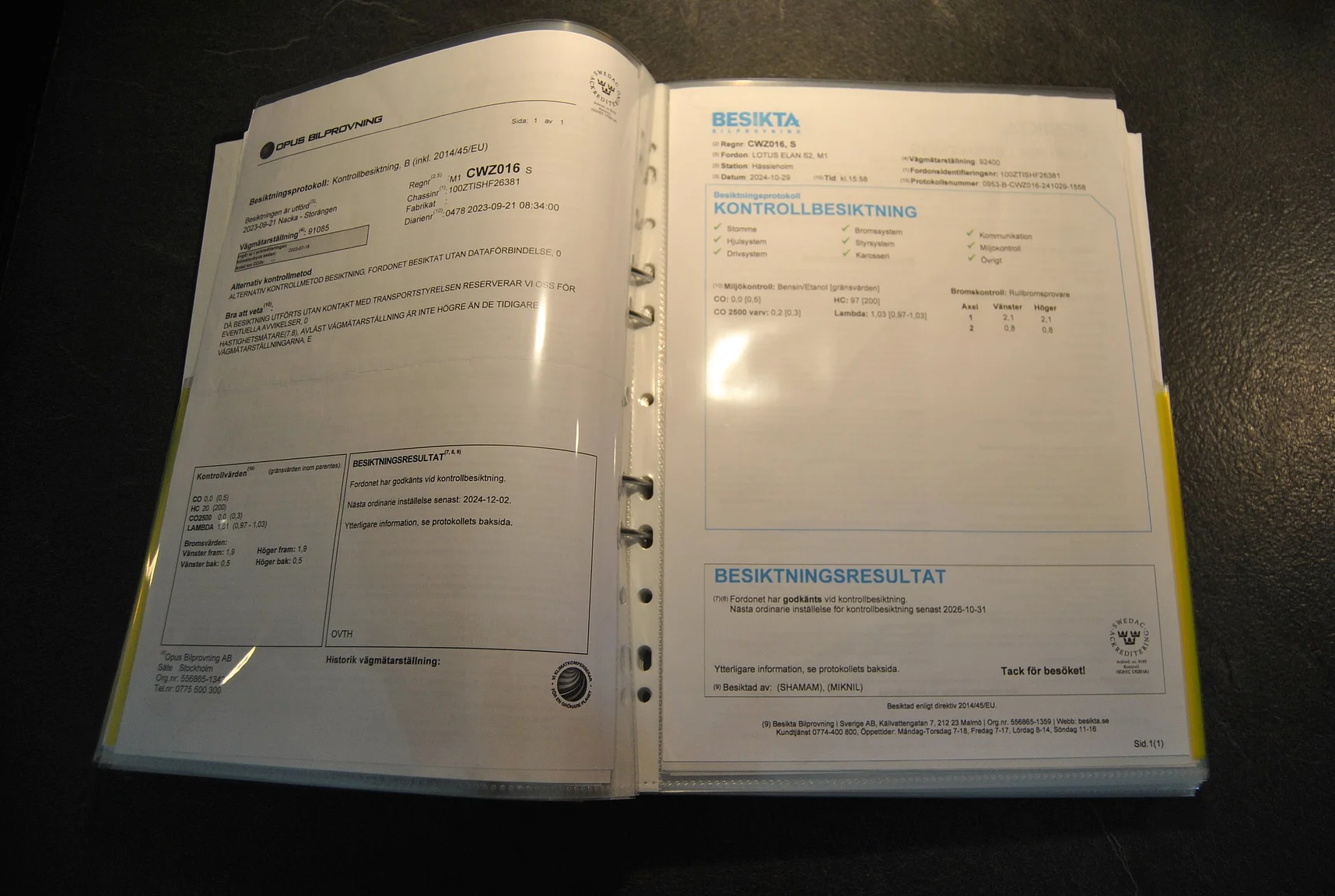 Dokumentation, 1995 Lotus Elan Roadster (8)