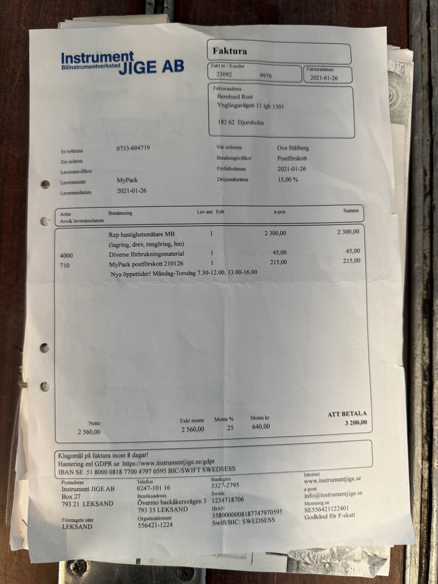 Documentation for 1967 Mercedes-Benz 230 Safari