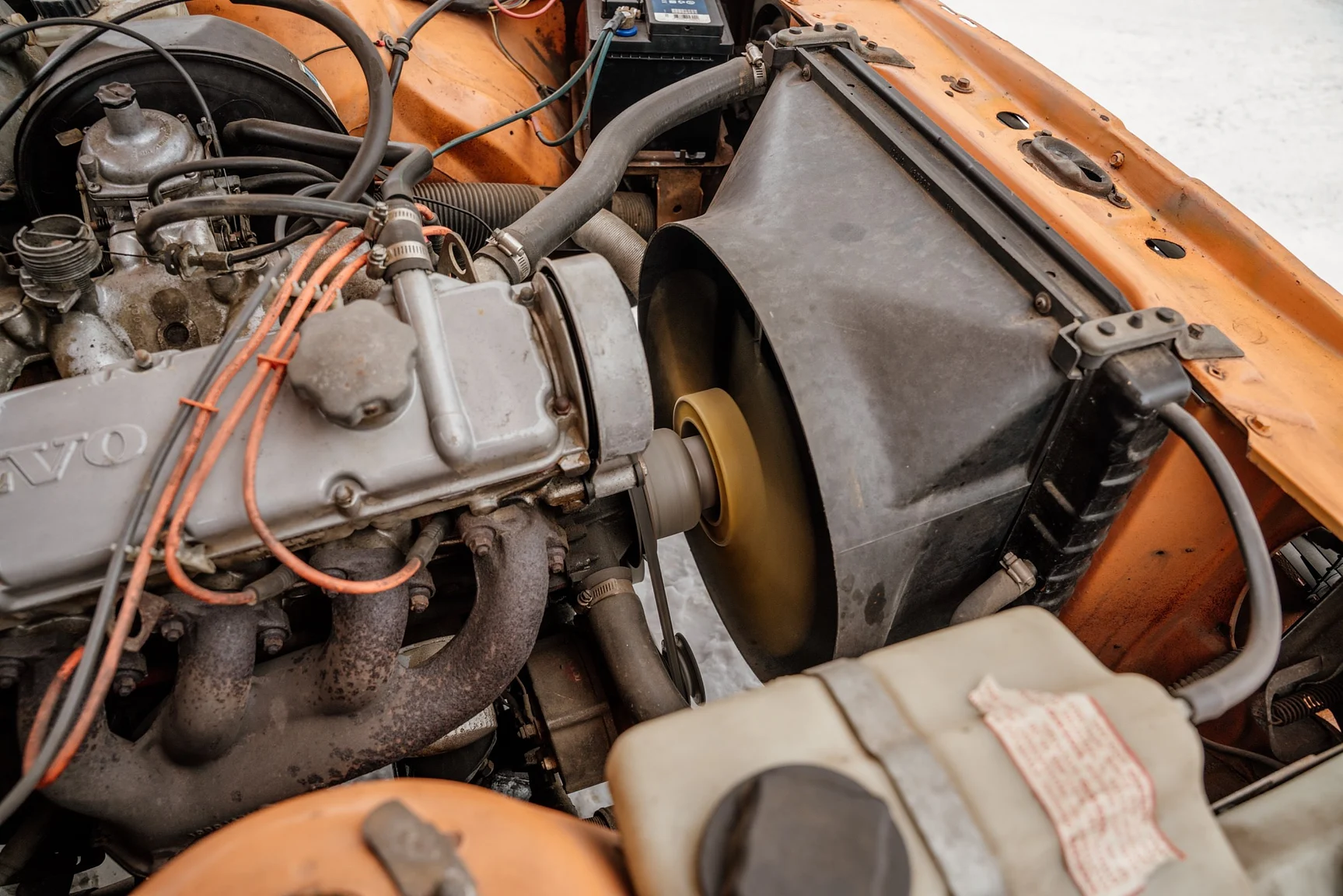 1975 Volvo 242 2-dörrars coupé (9), Mekanik