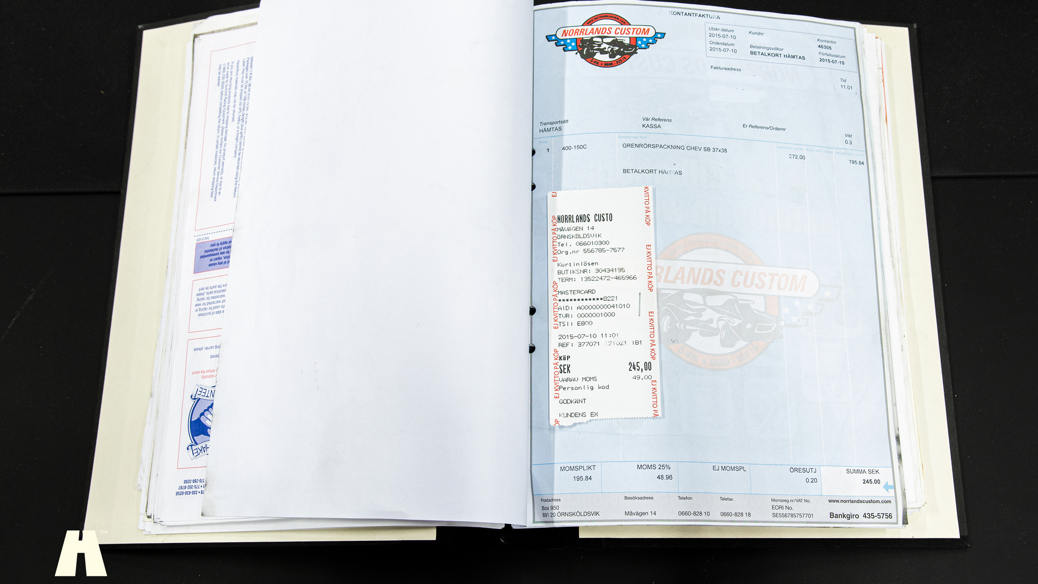 Documentation for 1968 Chevrolet Camaro Resto