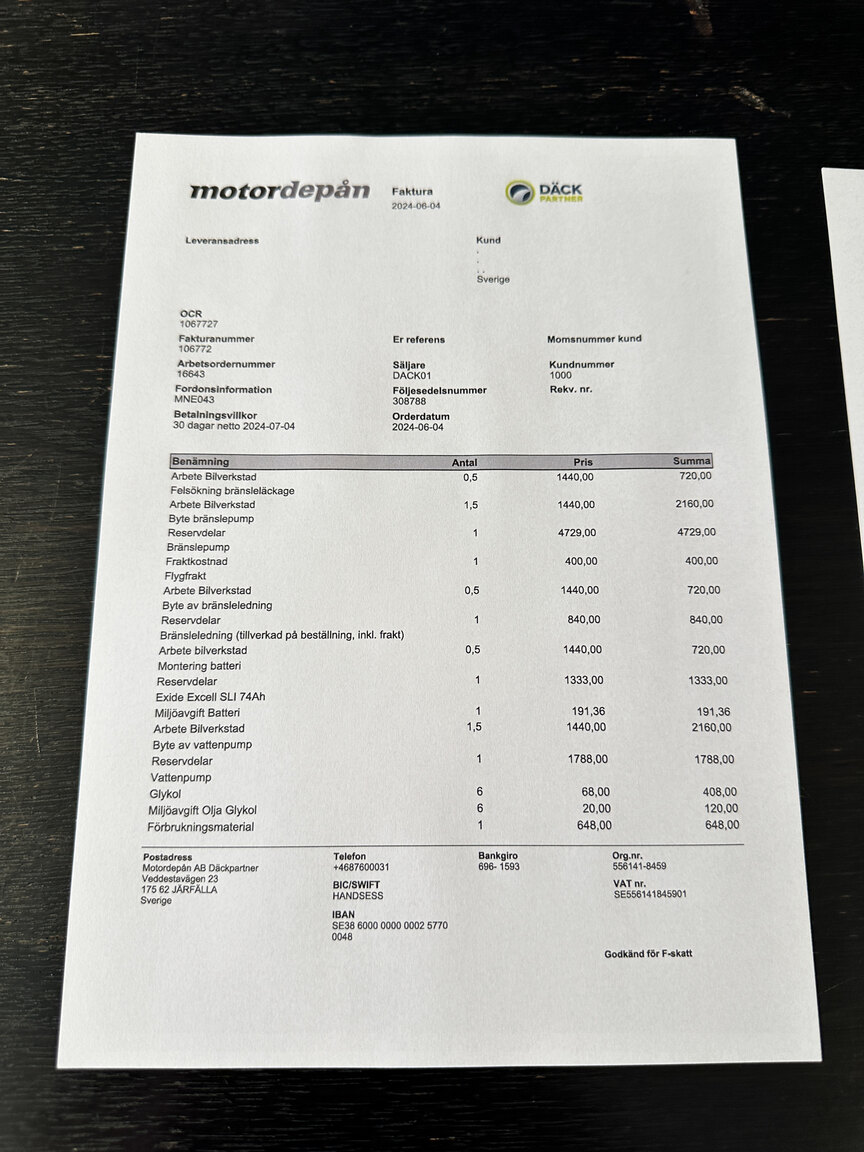 Documentation for 1956 Ford Thunderbird