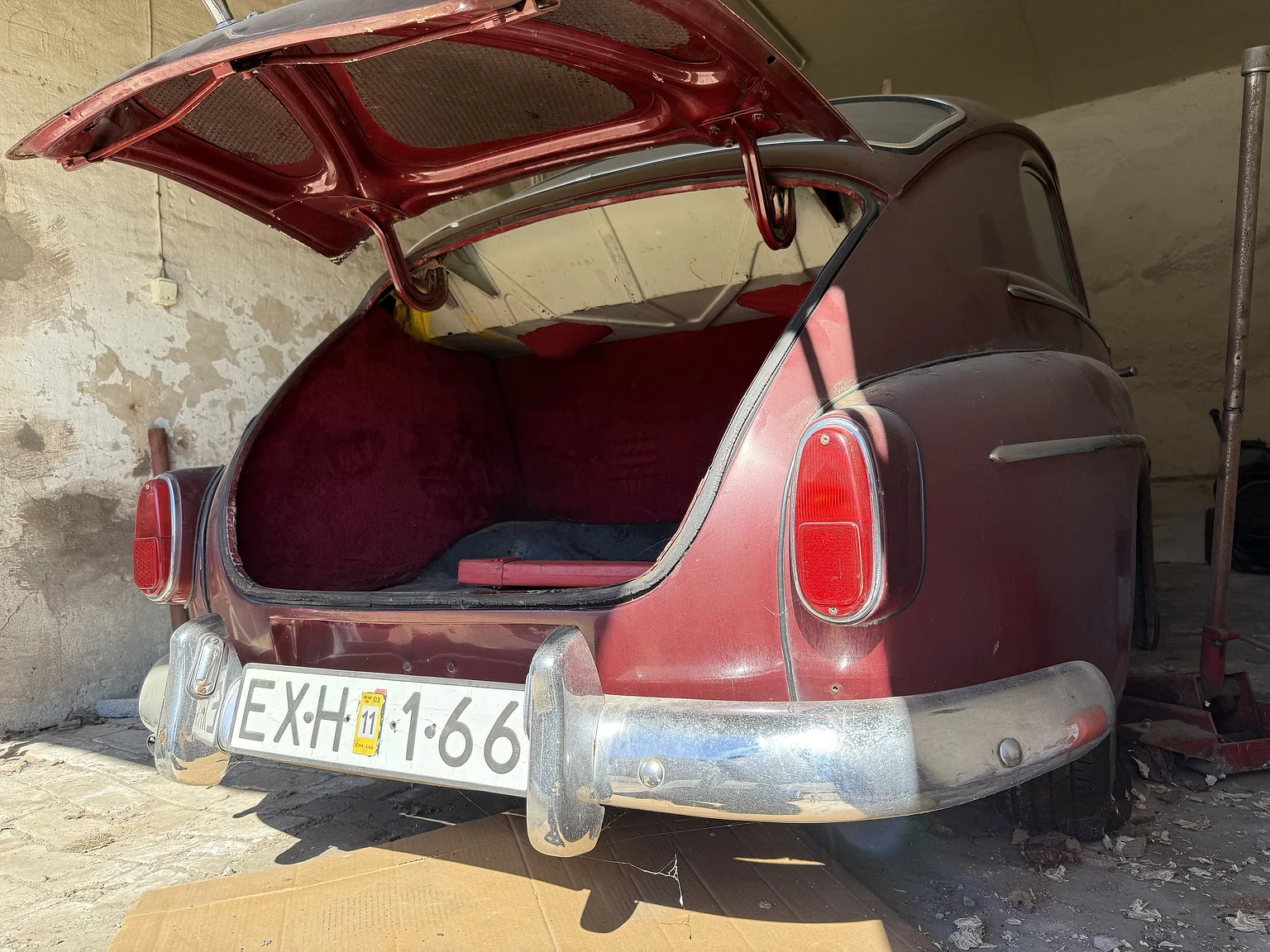 1965 Volvo PV 544F (54), Övrigt