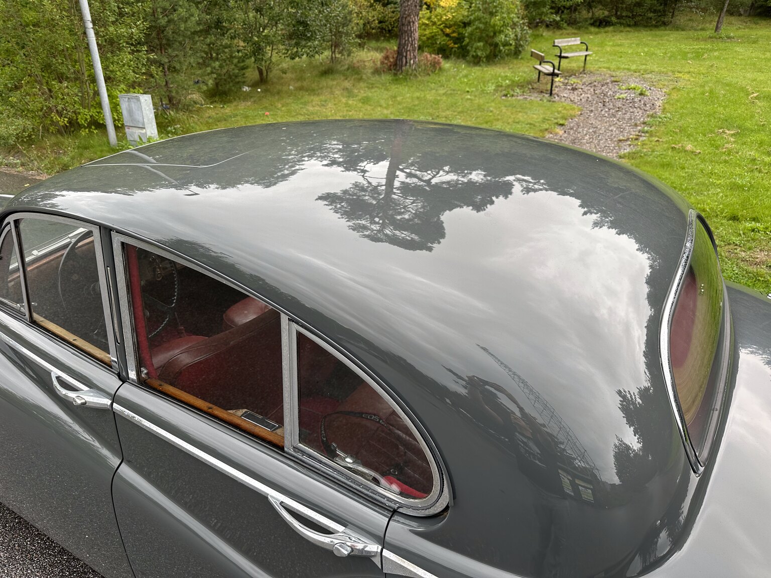 Exteriörbild på 1954 Jaguar Mark VII Saloon