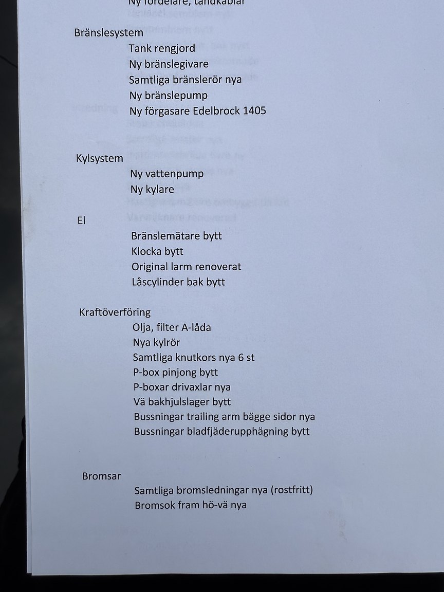 Documentation for 1973 Chevrolet Corvette Stingray