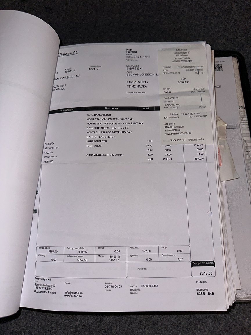 Documentation for 2001 BMW 330Xi