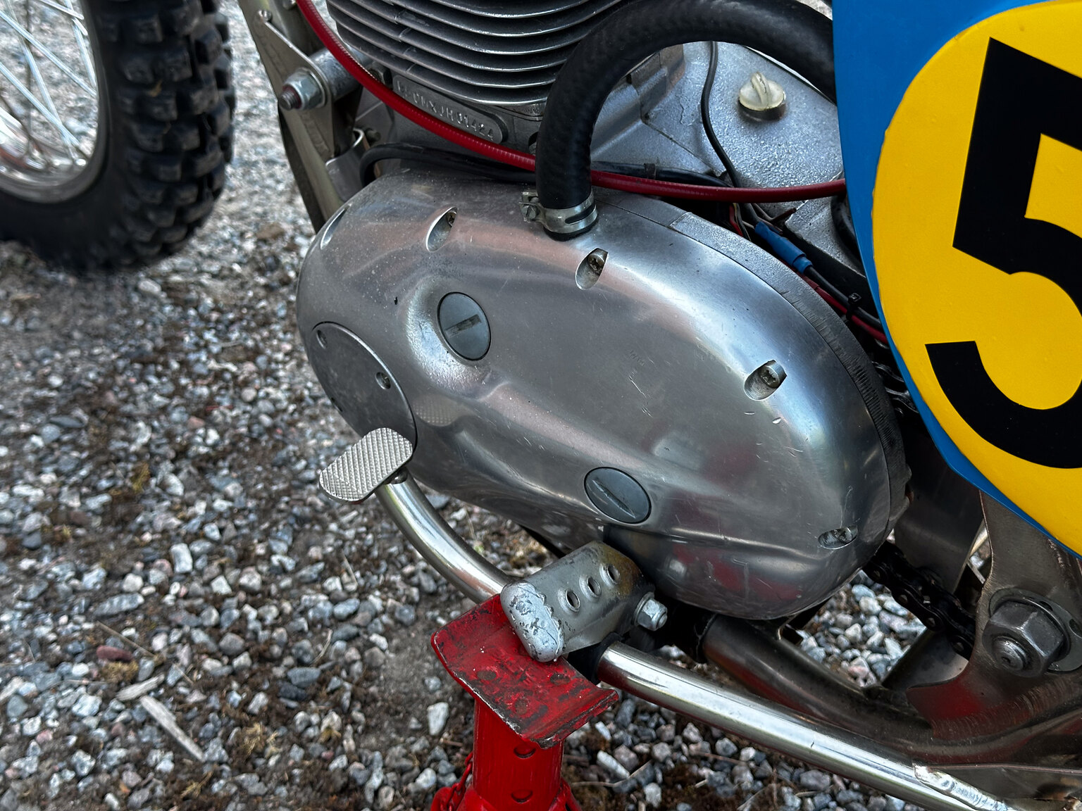 Image of 1971 BSA Rickman Métisse 500 mechanics