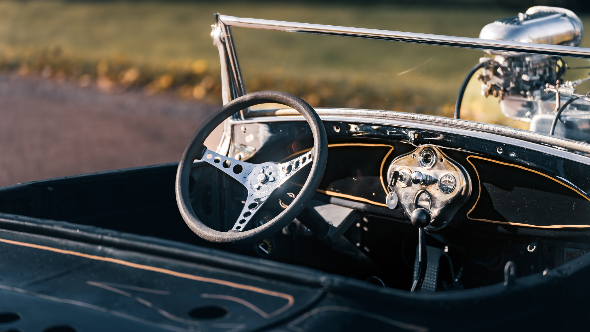 Interiörbild 1929 Ford Roadster  (4)