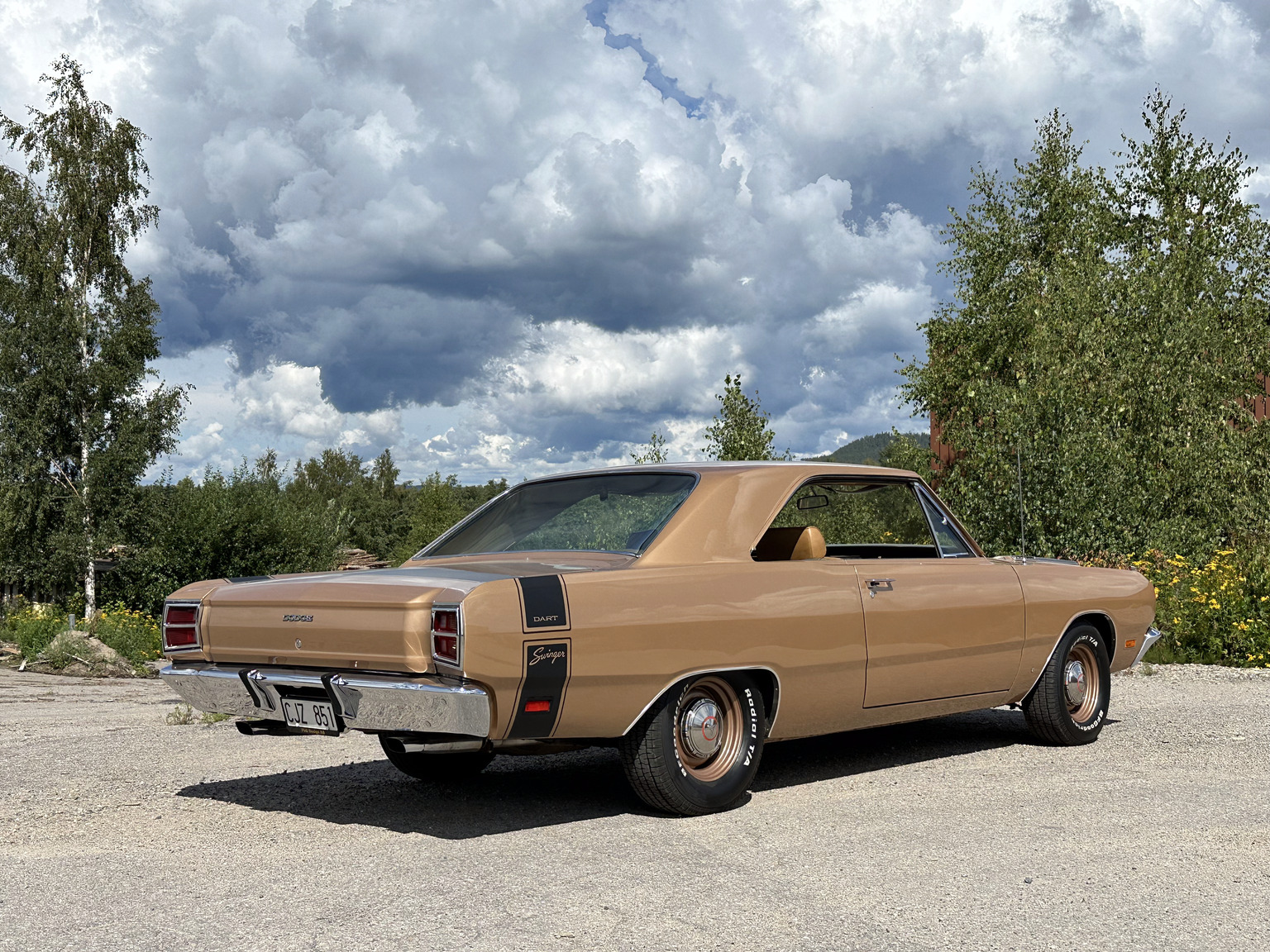 Exteriörbild på 1969 Dodge Dart Swinger 340