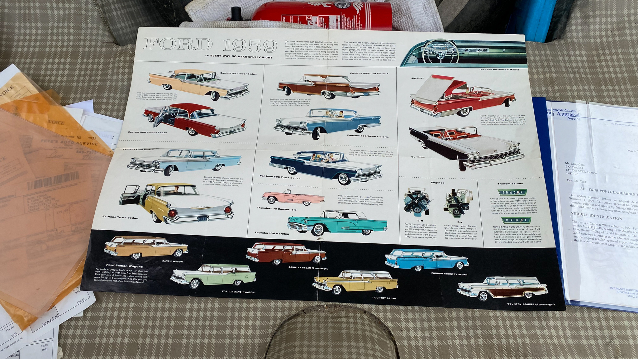 Documentation for 1959 Ford Thunderbird hardtop (86)