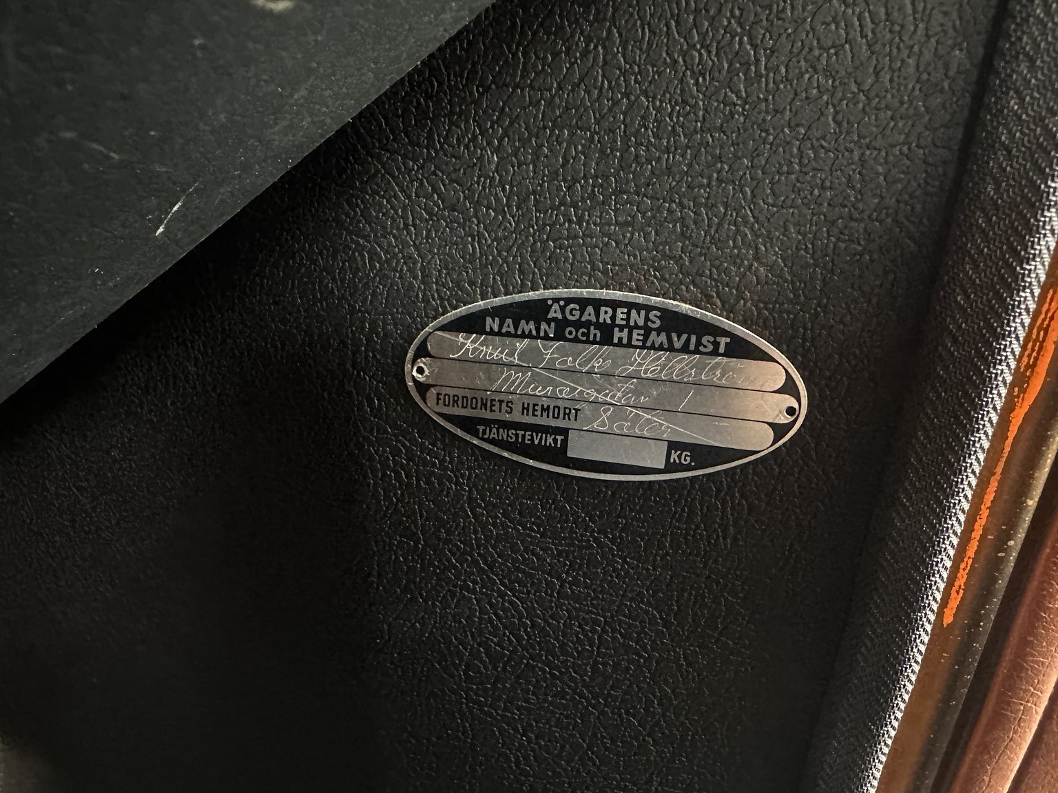 Interior image of 1974 Volvo 142 2.0