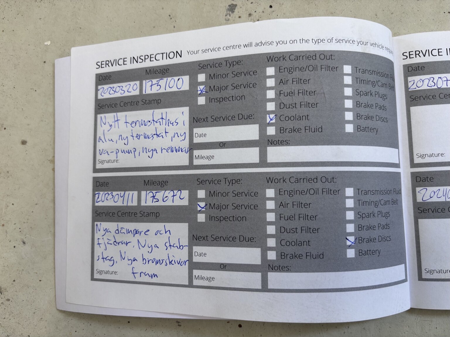 Dokumentation för 1996 BMW 728iA
