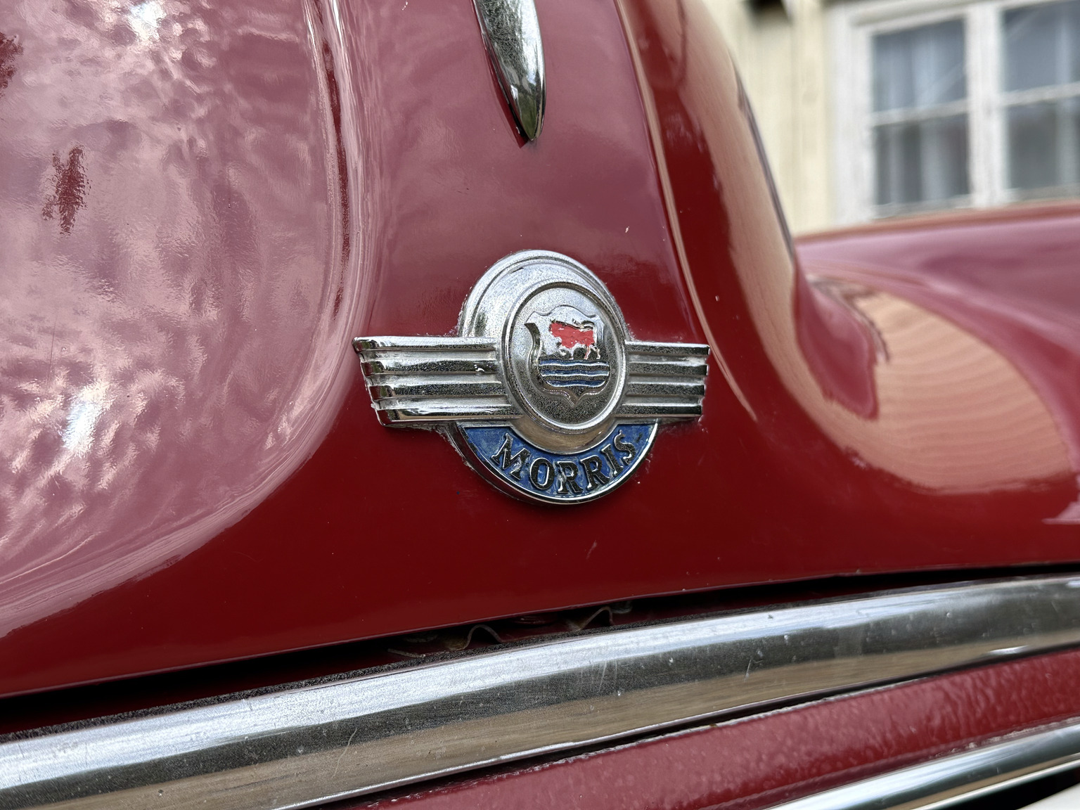 Exteriörbild på 1958 Morris Minor 1000