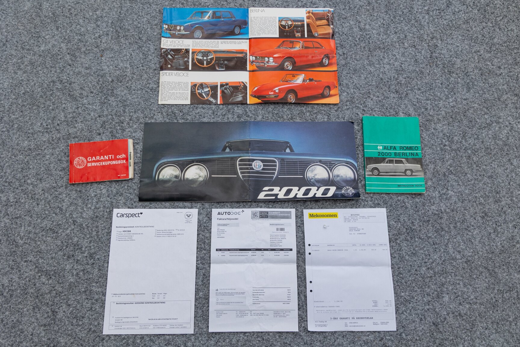 Dokumentation, 1974 Alfa Romeo Berlina 2000