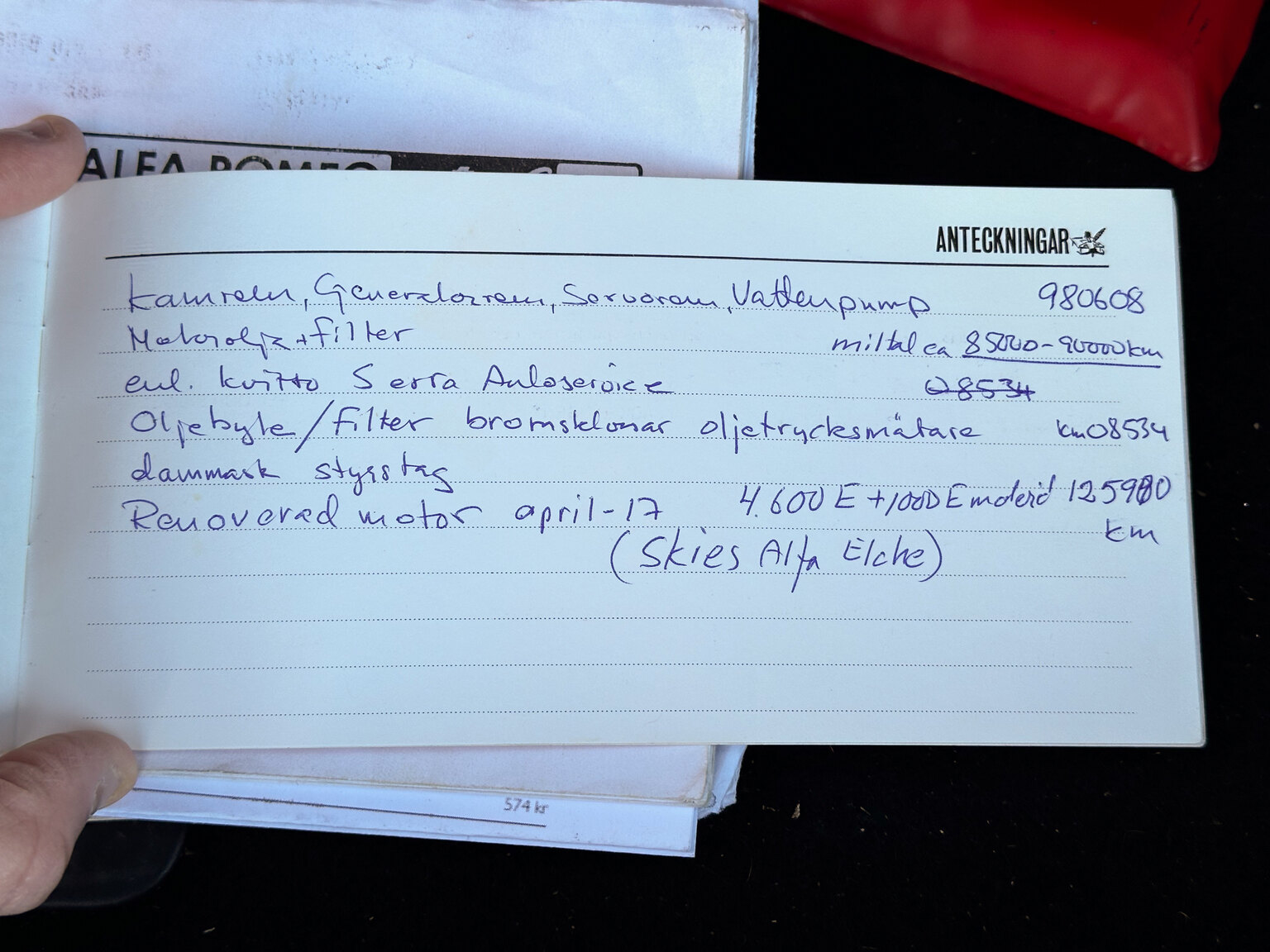 Documentation for 1985 Alfa Romeo GTV 6 2.5