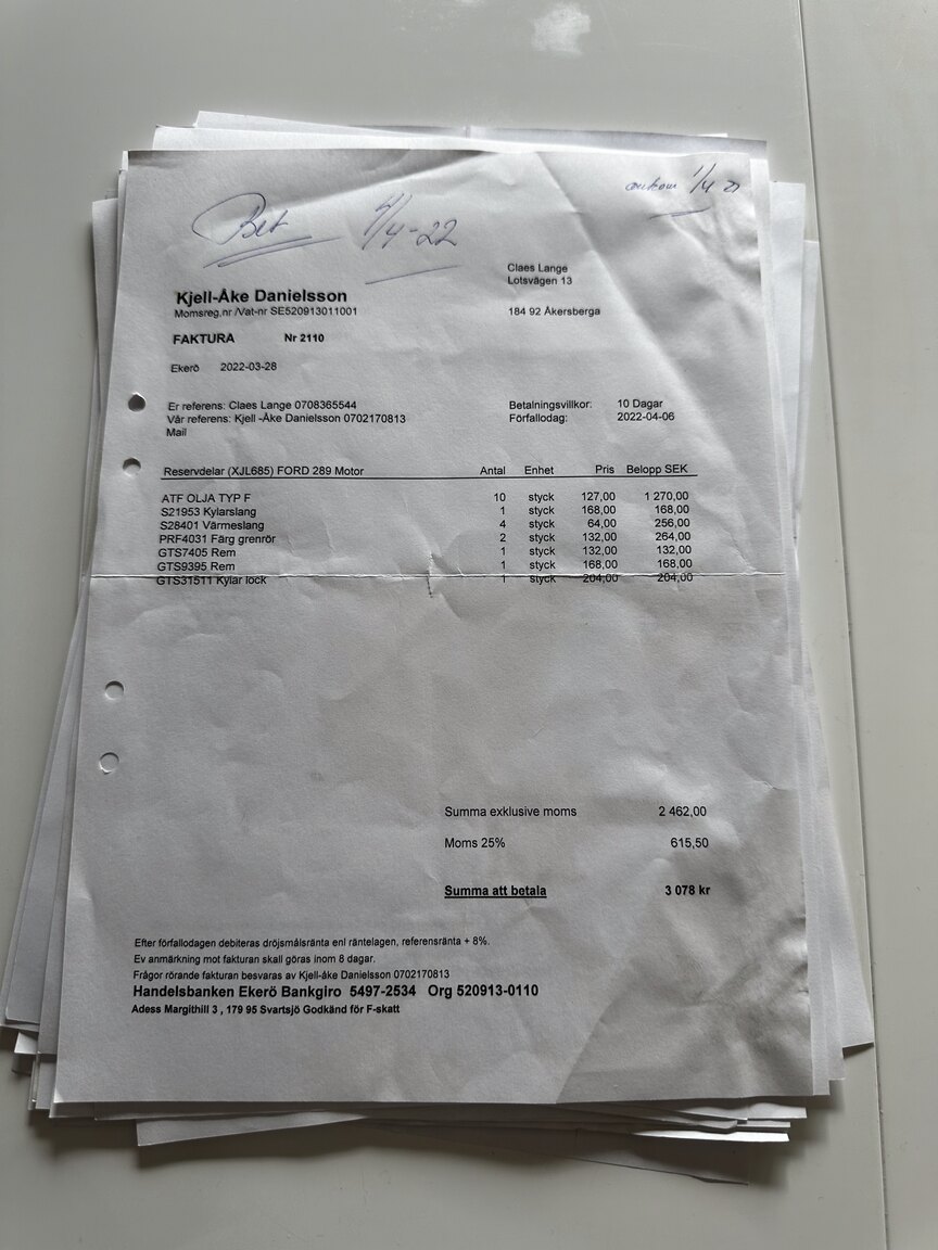 Dokumentation, 1965 Ford Mustang Cabriolet (48)