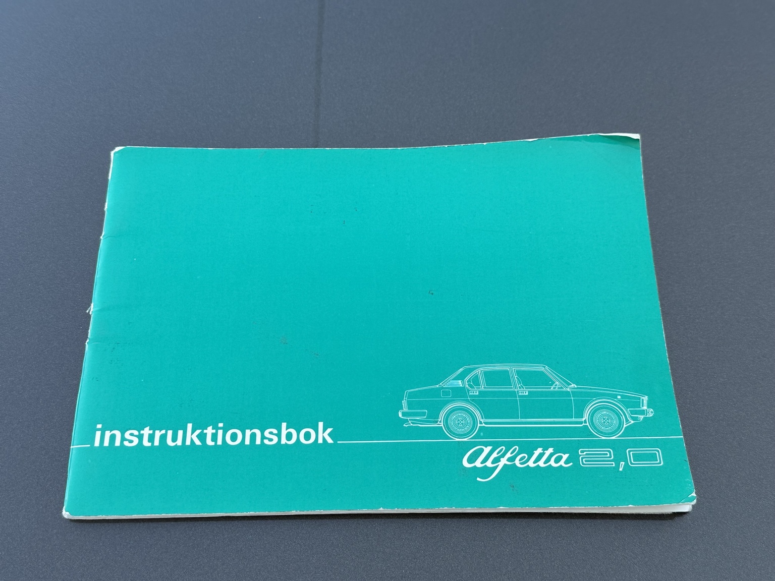 Dokumentation för 1984 Alfa Romeo Alfetta 2000