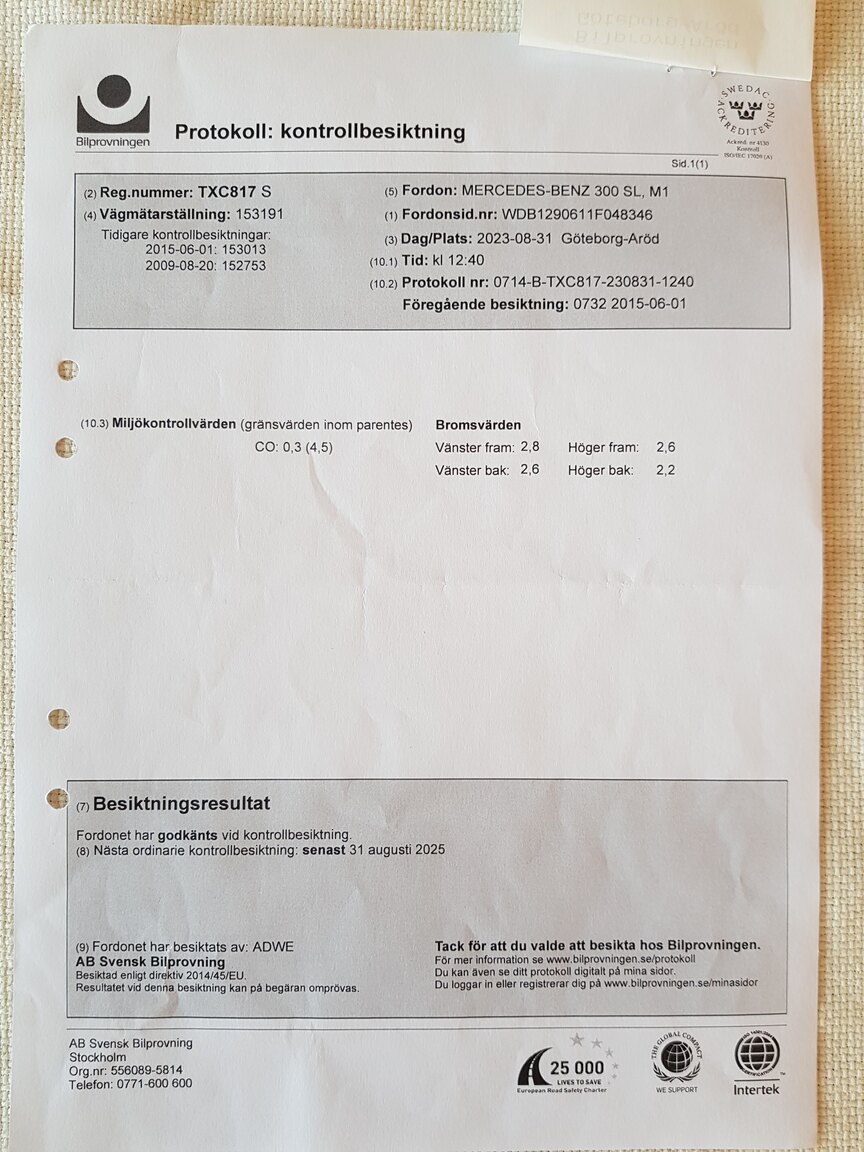 Documentation for 1992 Mercedes-Benz 300 SL-24
