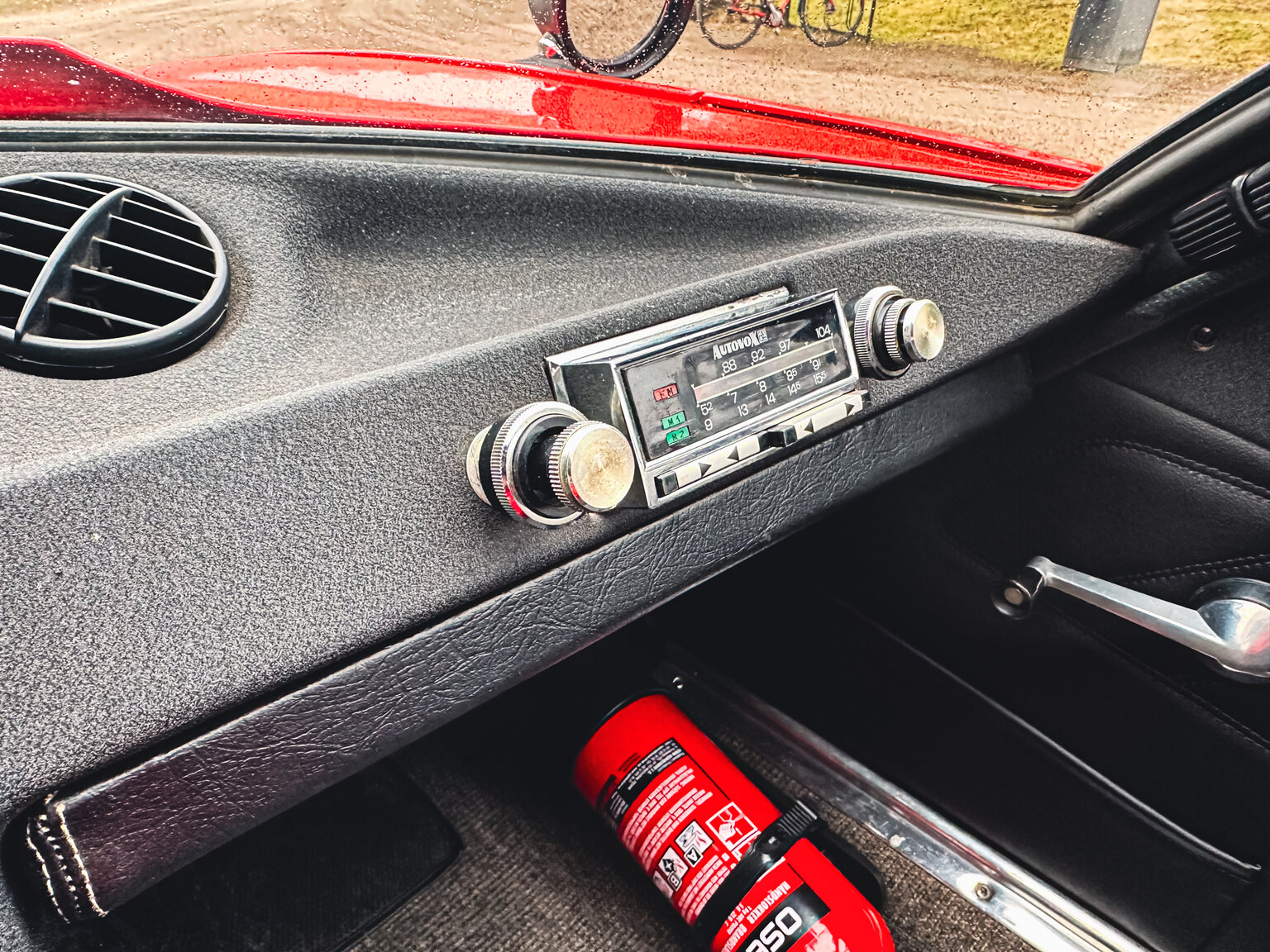 Interiörbild 1971 Fiat Lombardi Grand Prix 850