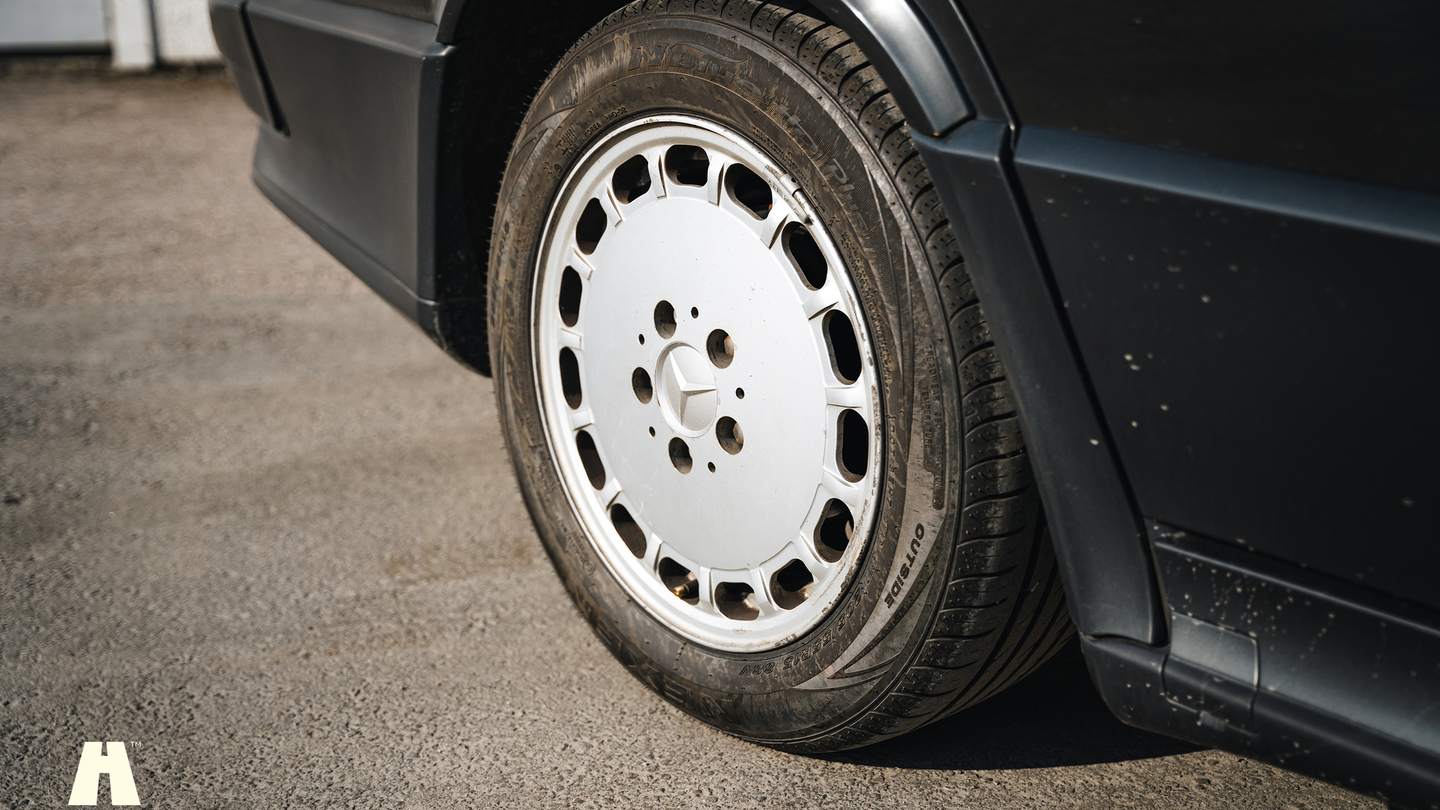 Exterior image of 1992 Mercedes-Benz 190E 2.5-16 Cosworth