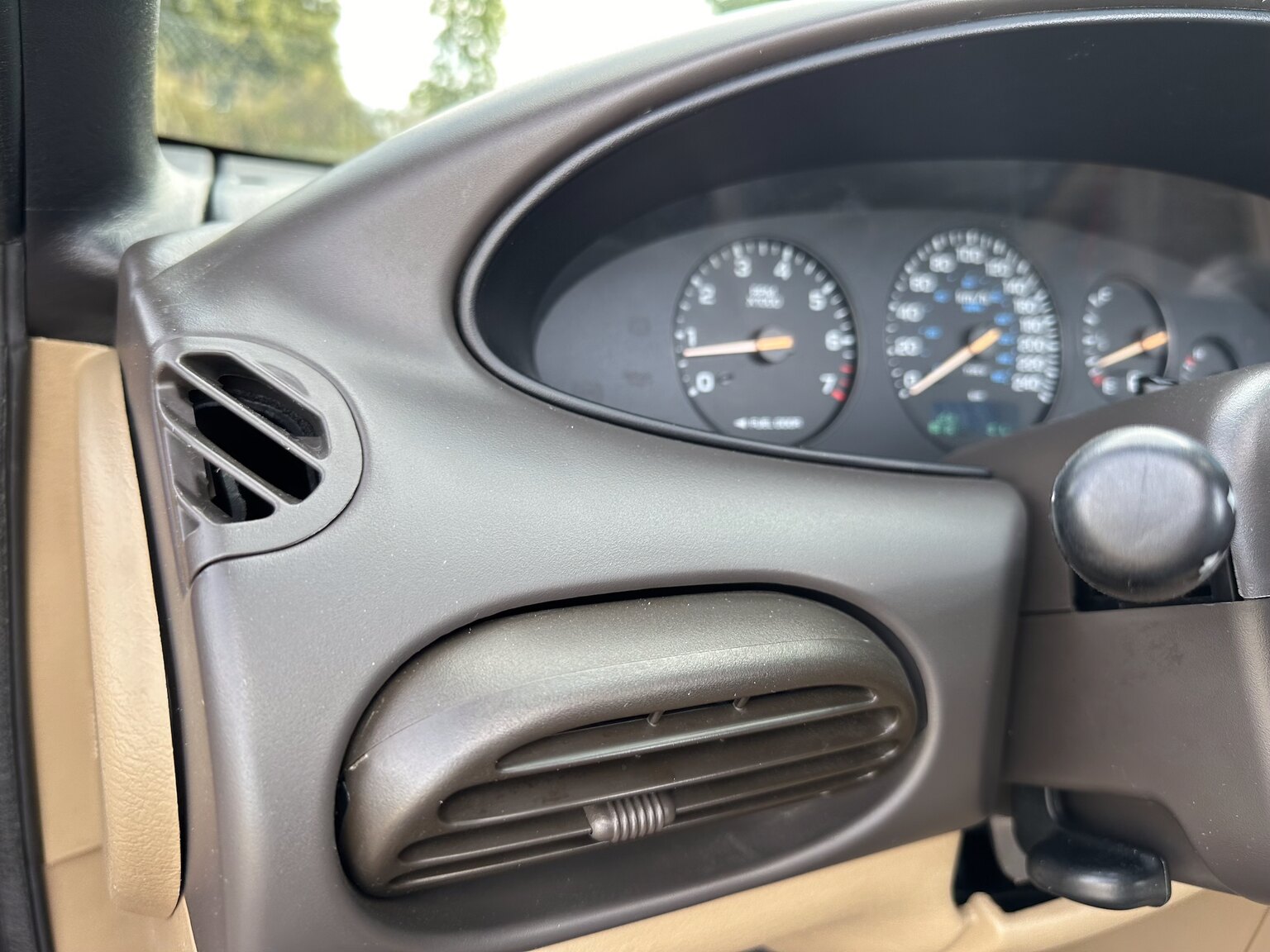 Interiörbild 1996 Chrysler Stratus Cabriolet