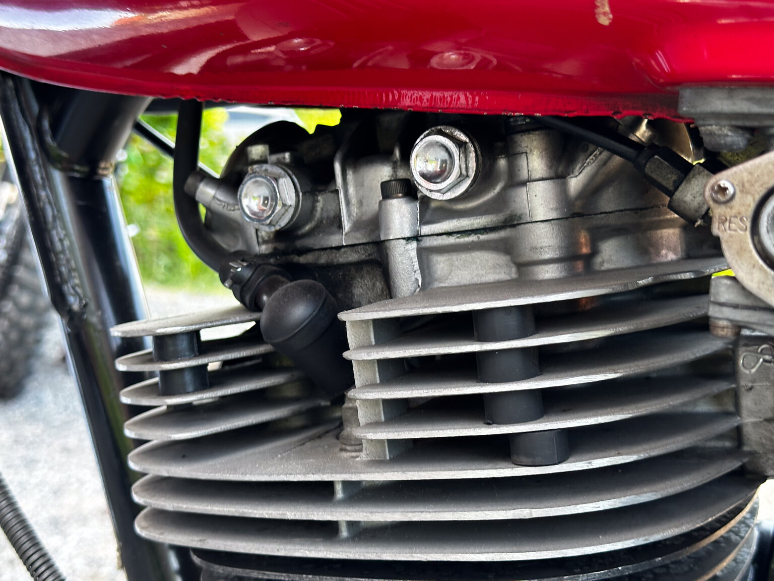 Image of 1979 Yamaha SR500 mechanics