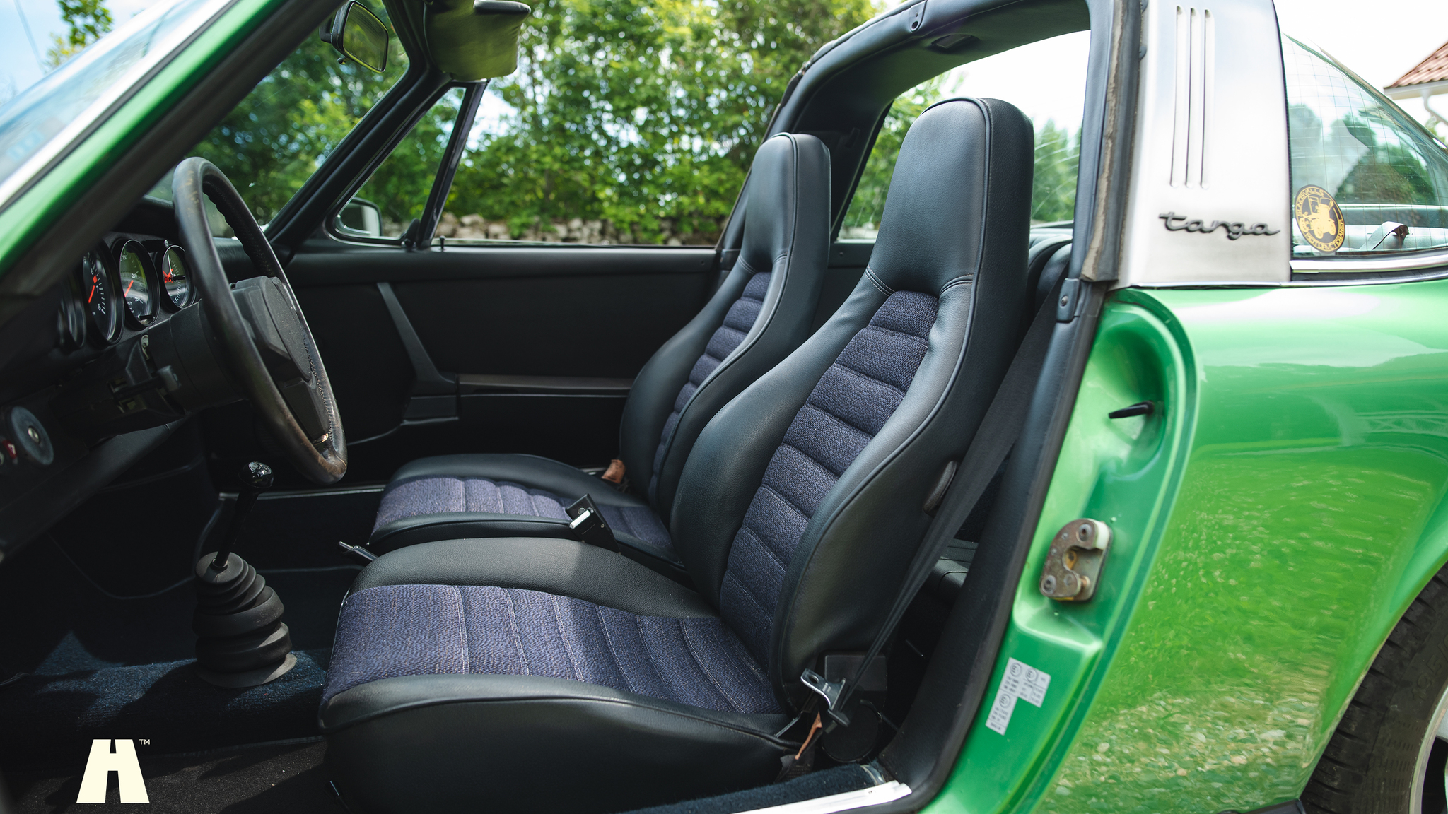 Interiörbild 1976 Porsche 911 Targa
