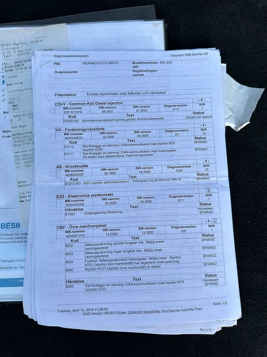 Documentation for 2002 Mercedes-Benz G400  (7)