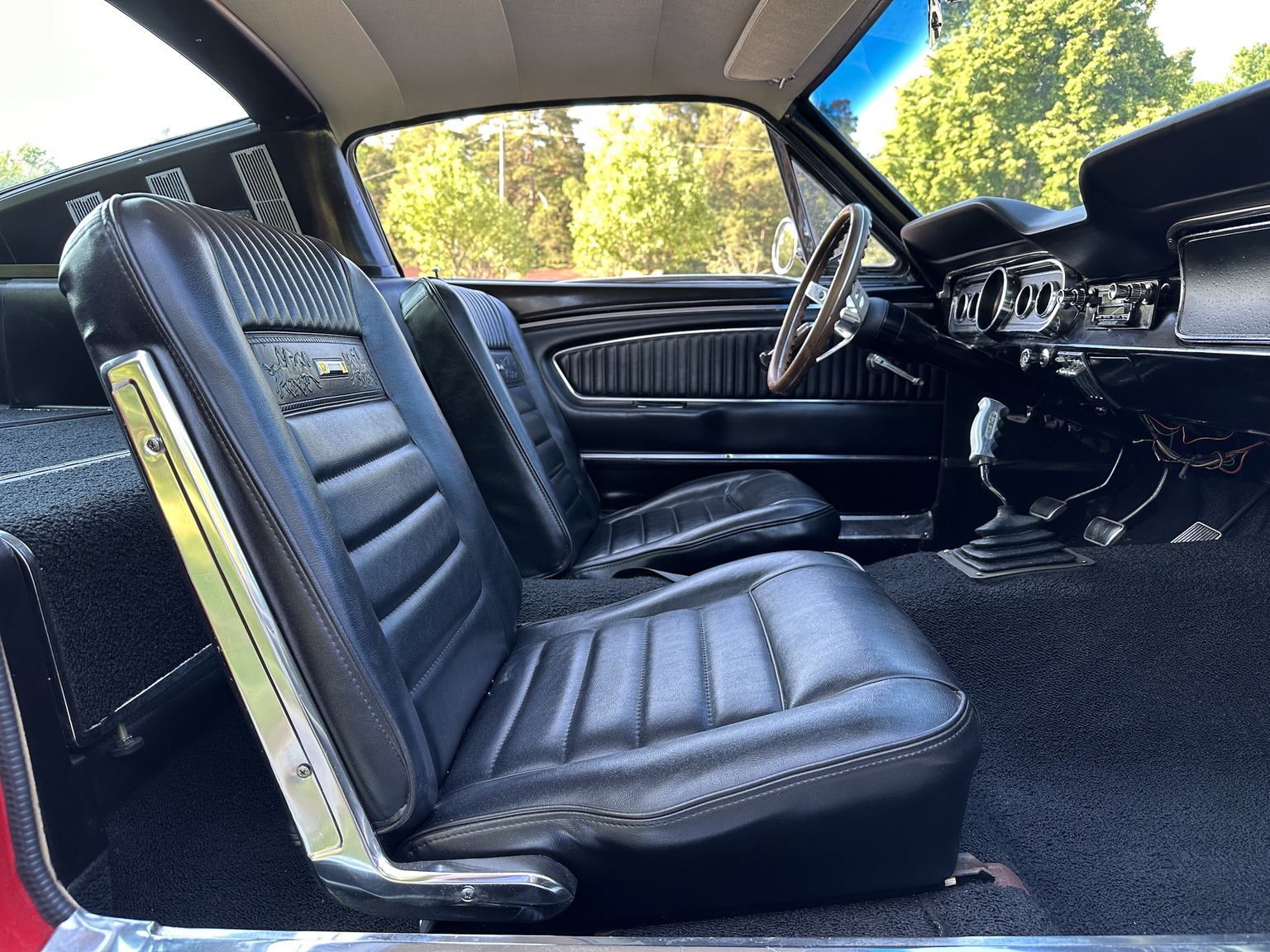 Interior image of 1965 Ford Mustang 289 Fastback
