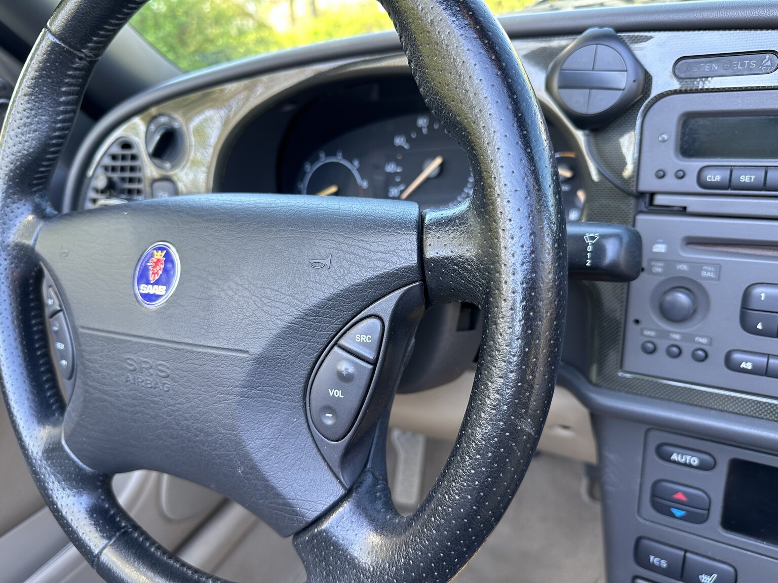 Interiörbild 2003 SAAB 9-3 Aero Turbo Cabriolet