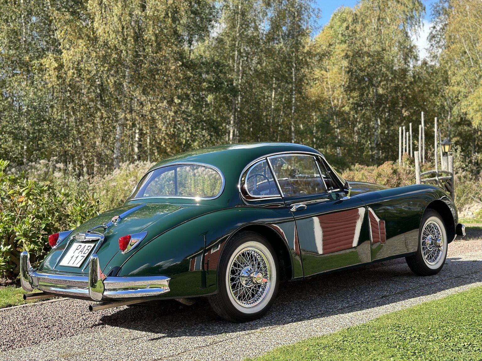 Exterior image of 1958 Jaguar XK150