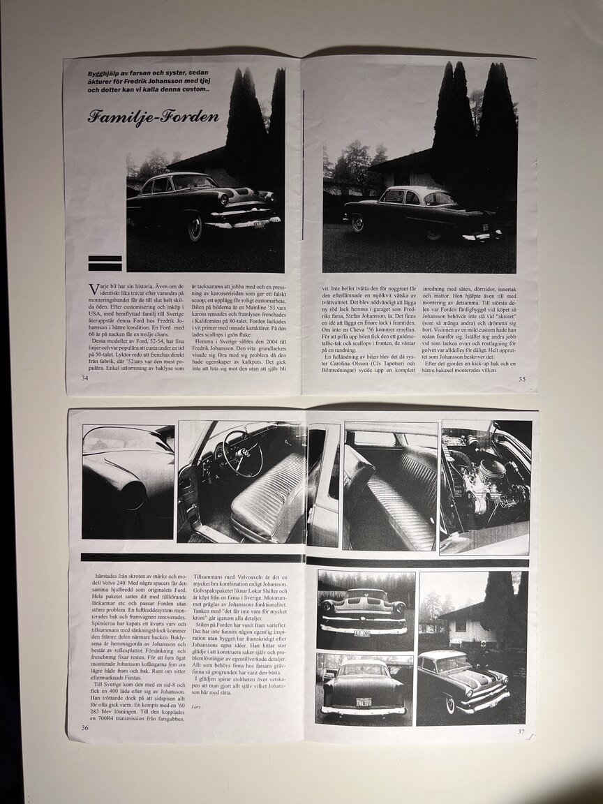 Dokumentation för 1953 Ford Mainliner Custom