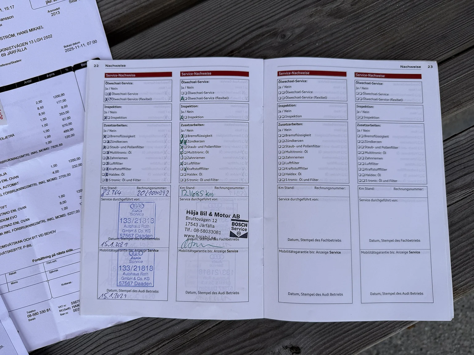 Documentation for 2014 Audi A8 4.0 TFSI (2)