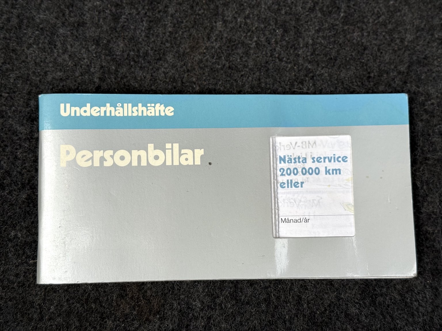 Documentation for 1989 Mercedes-Benz 190 E