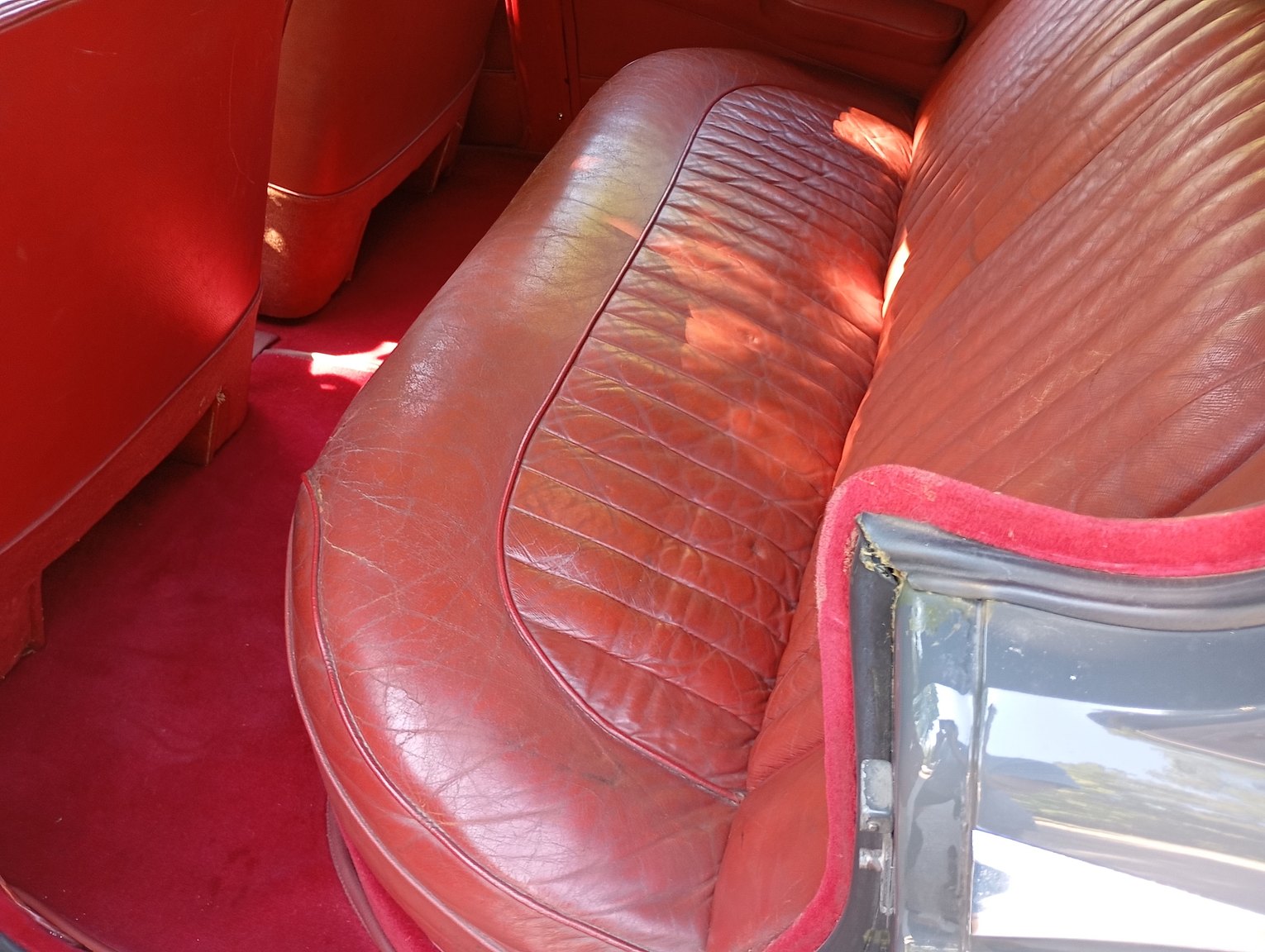 Interior image of 1954 Jaguar Mark VII