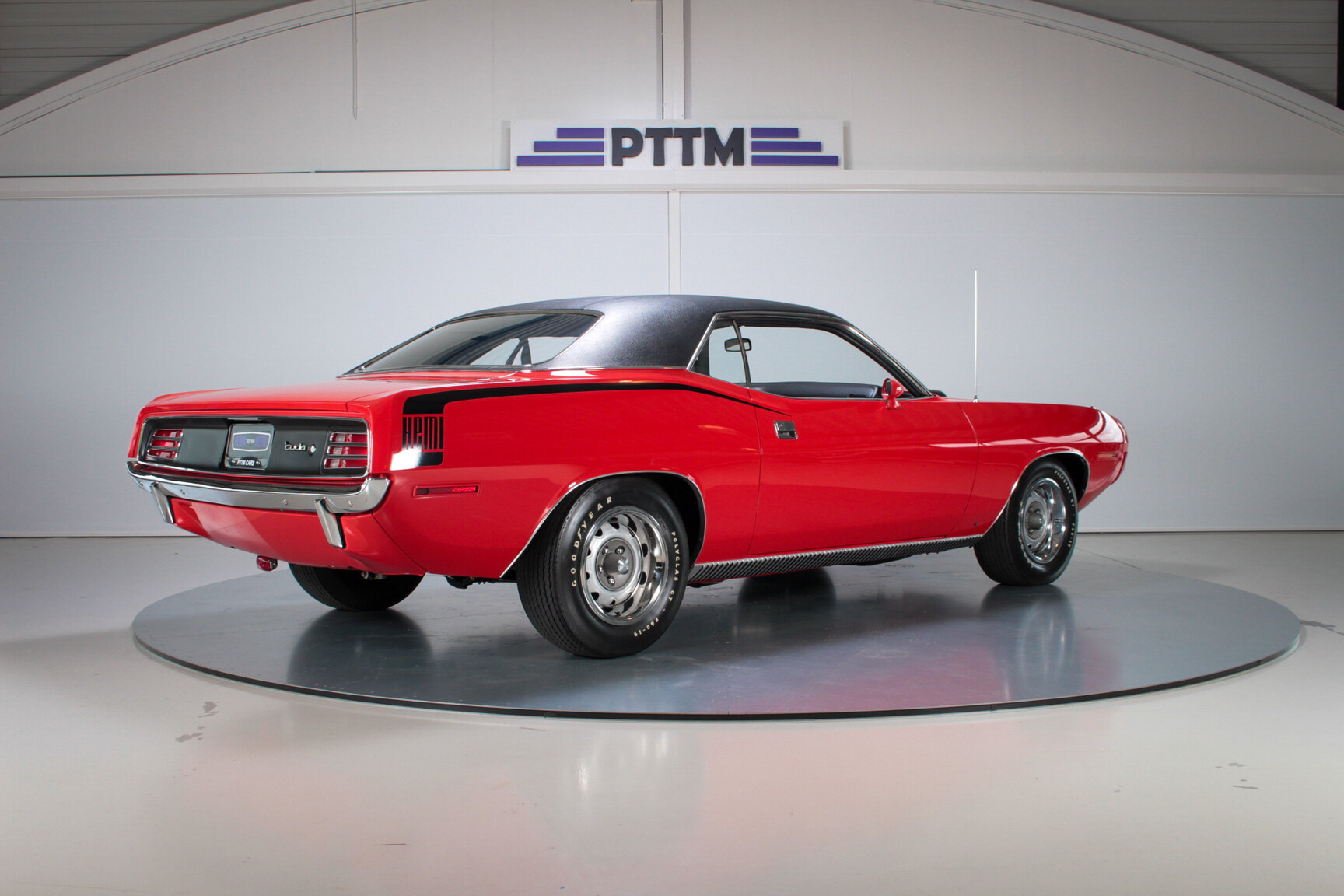 Exteriörbild på 1970 Plymouth Hemi Cuda