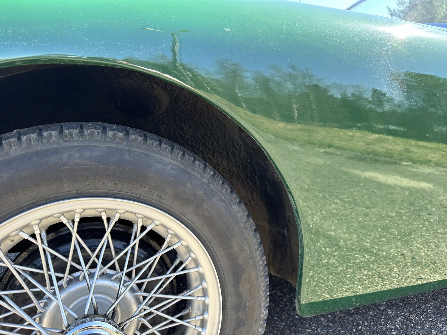 Exteriörbild på 1957 MGA Roadster (17)