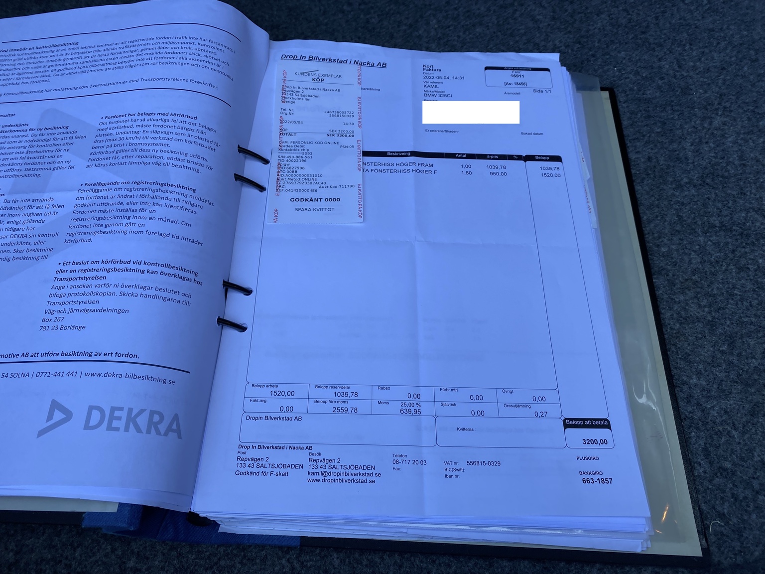 Dokumentation, 2001 BMW E46 325 Cabriolet (14)