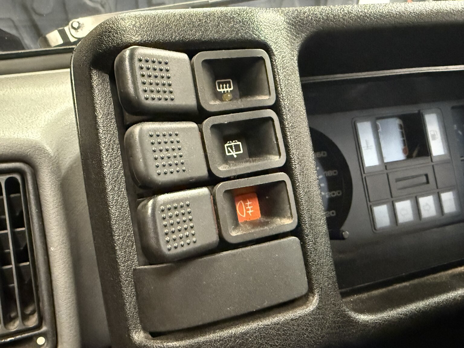 Interiörbild 1988 Ford Fiesta XR2