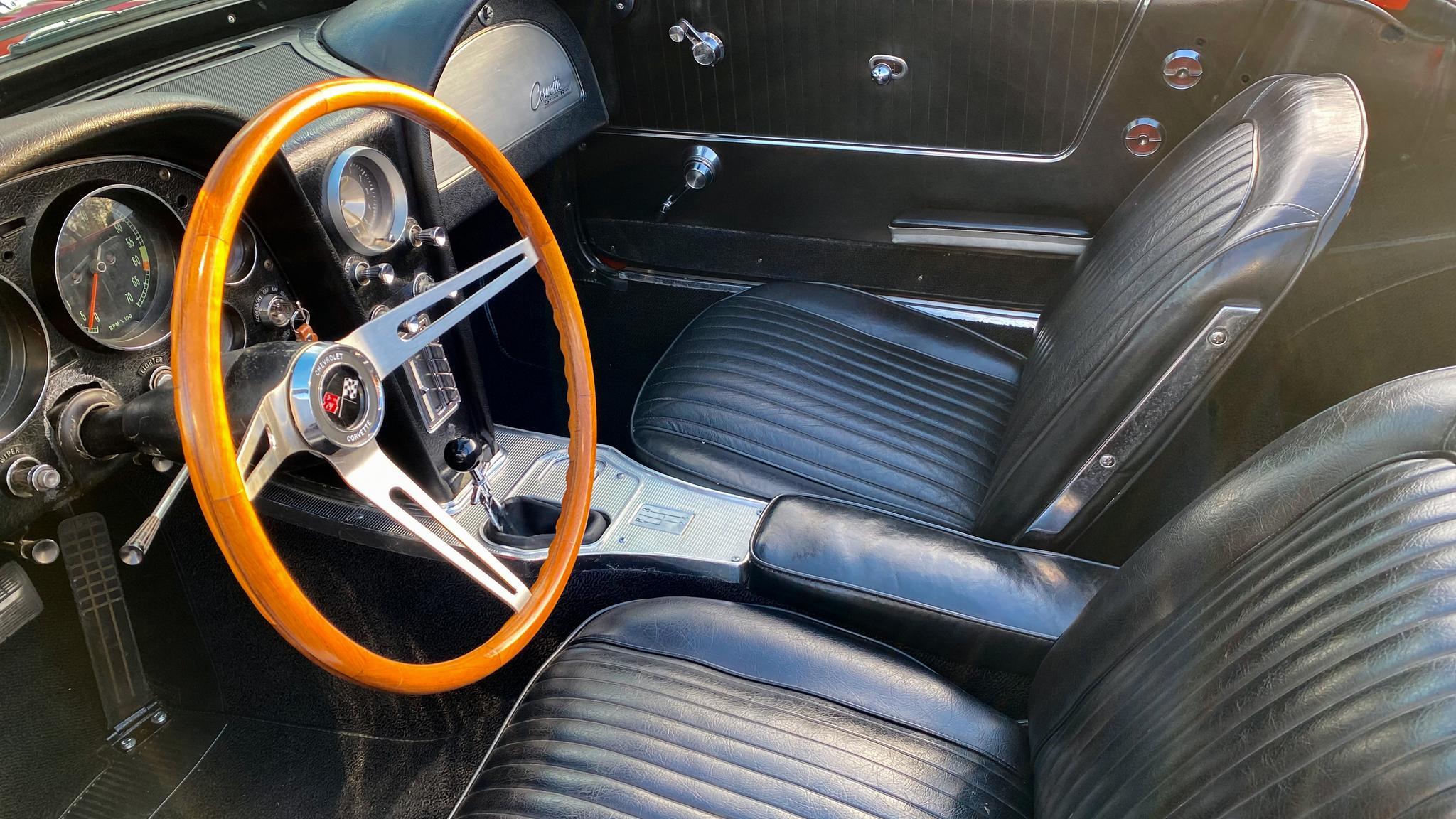 Interiörbild 1963 Corvette C2 Stingray