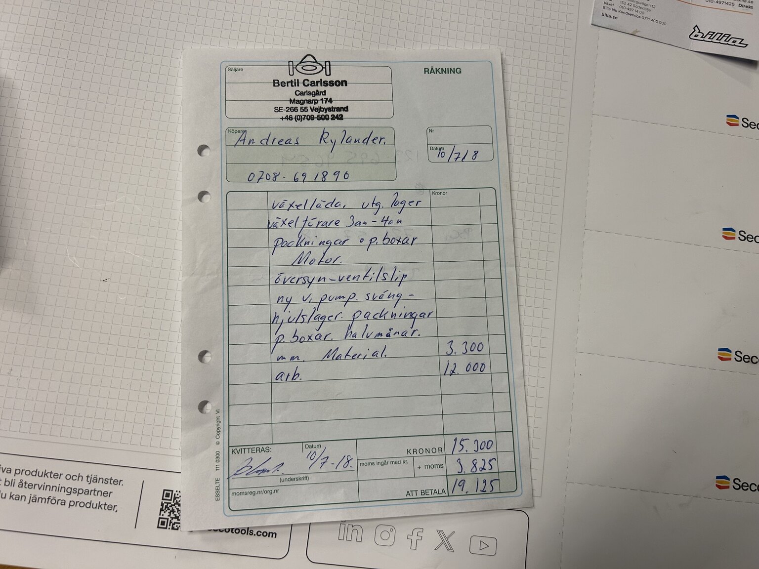 Dokumentation, 1973 Lotus Elan