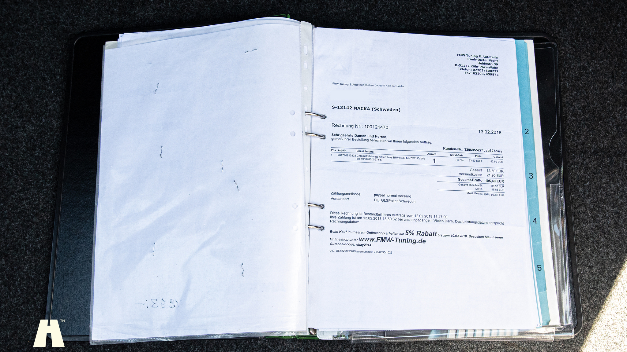 Documentation for 1990 BMW 320i Cabrio