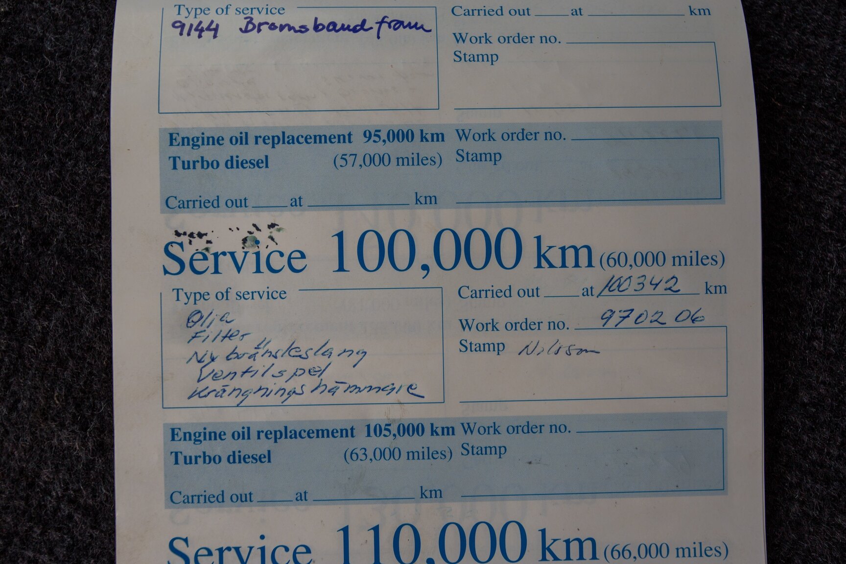 Documentation for 1990 Volvo 745 Turbo (11)