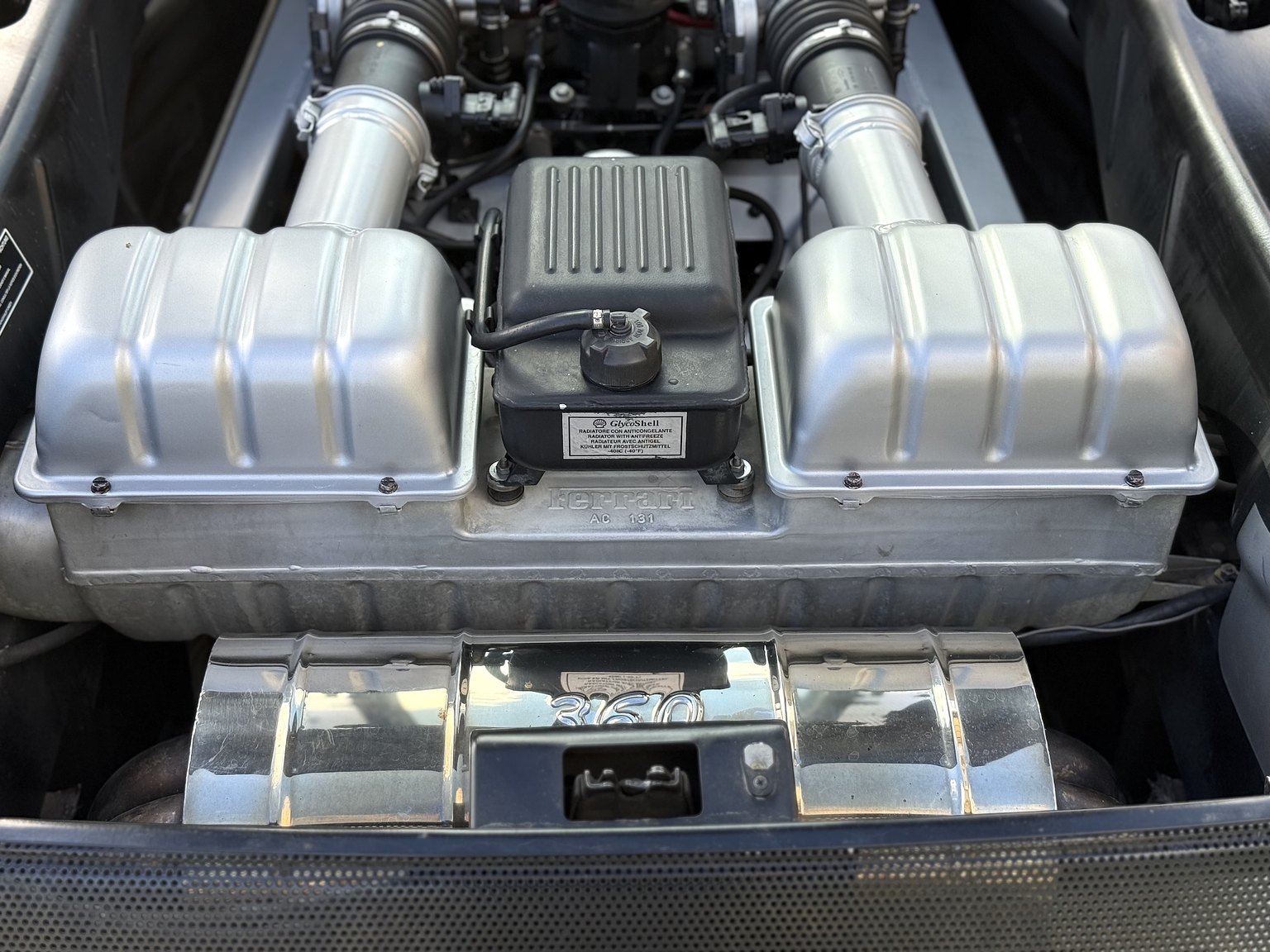 2001 Ferrari 360 Spider, Mekanik