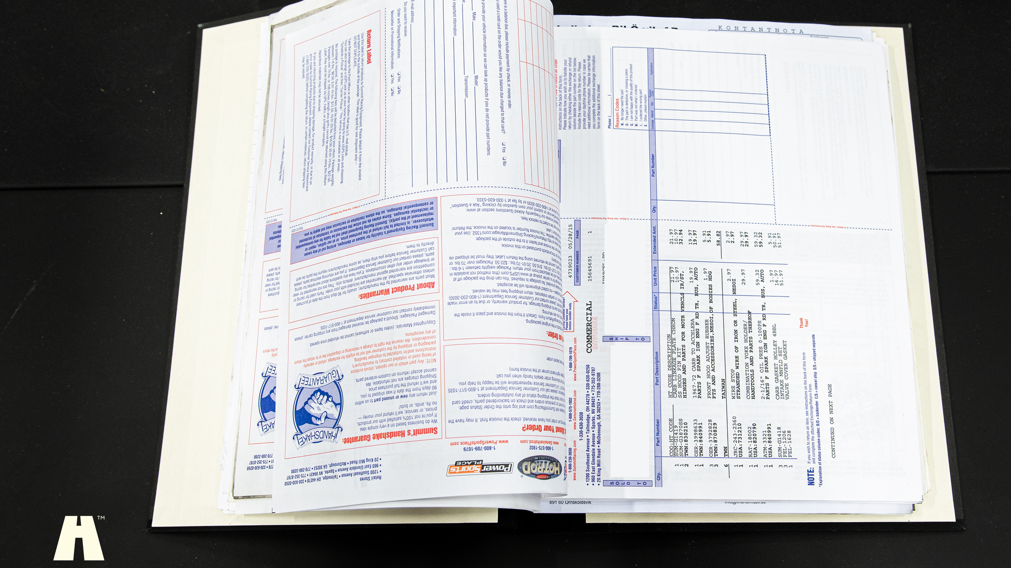 Documentation for 1968 Chevrolet Camaro Resto