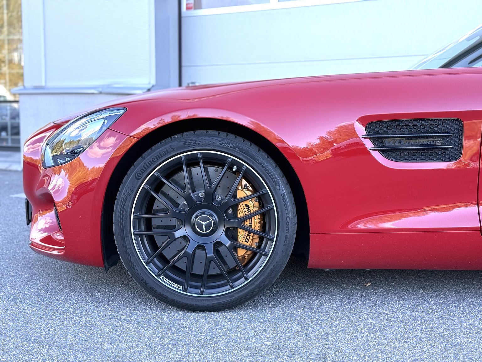 Exterior image of 2015 Mercedes-AMG GT S
