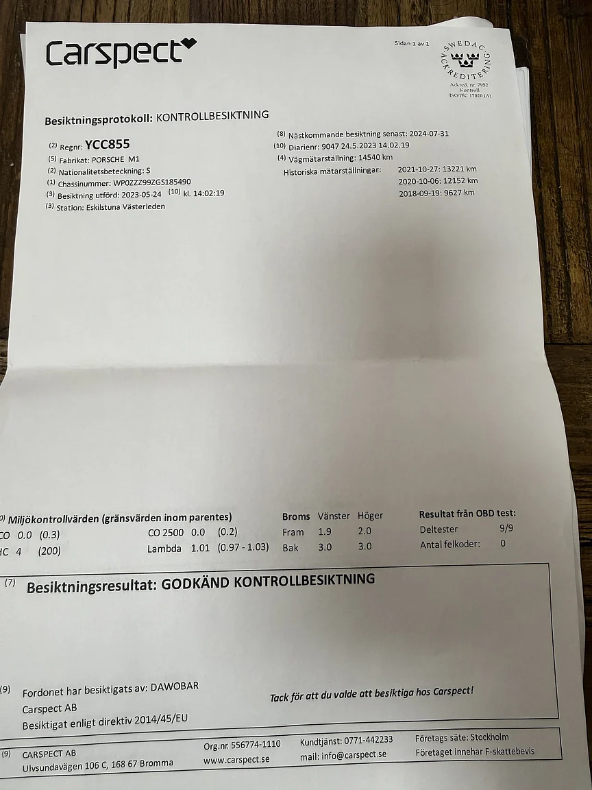 Dokumentation, 2016 Porsche 911 GT3 RS (8)